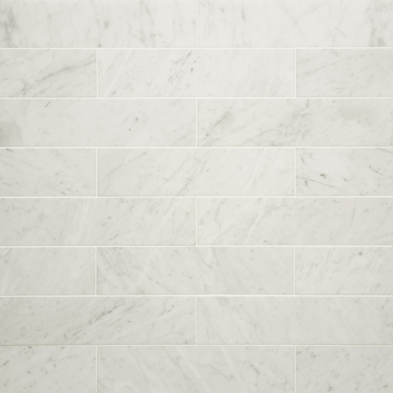 White Carrara 3" x 12" Floor & Wall Tile | Bedrosians Tile & Stone