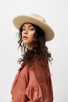 Myra Wide Brim Felt Fedora | Urban Outfitters (US and RoW)