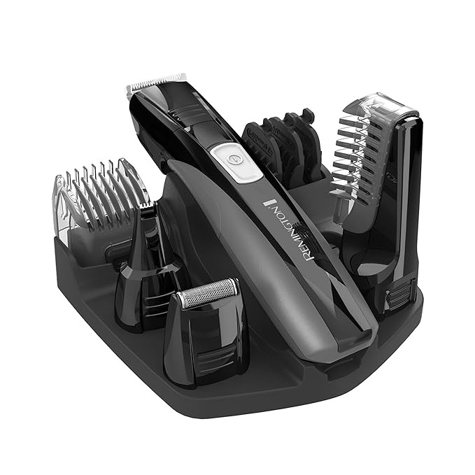 Remington PG525 Head to Toe Lithium Powered Body Groomer Kit, Beard Trimmer (10 Pieces) | Amazon (US)