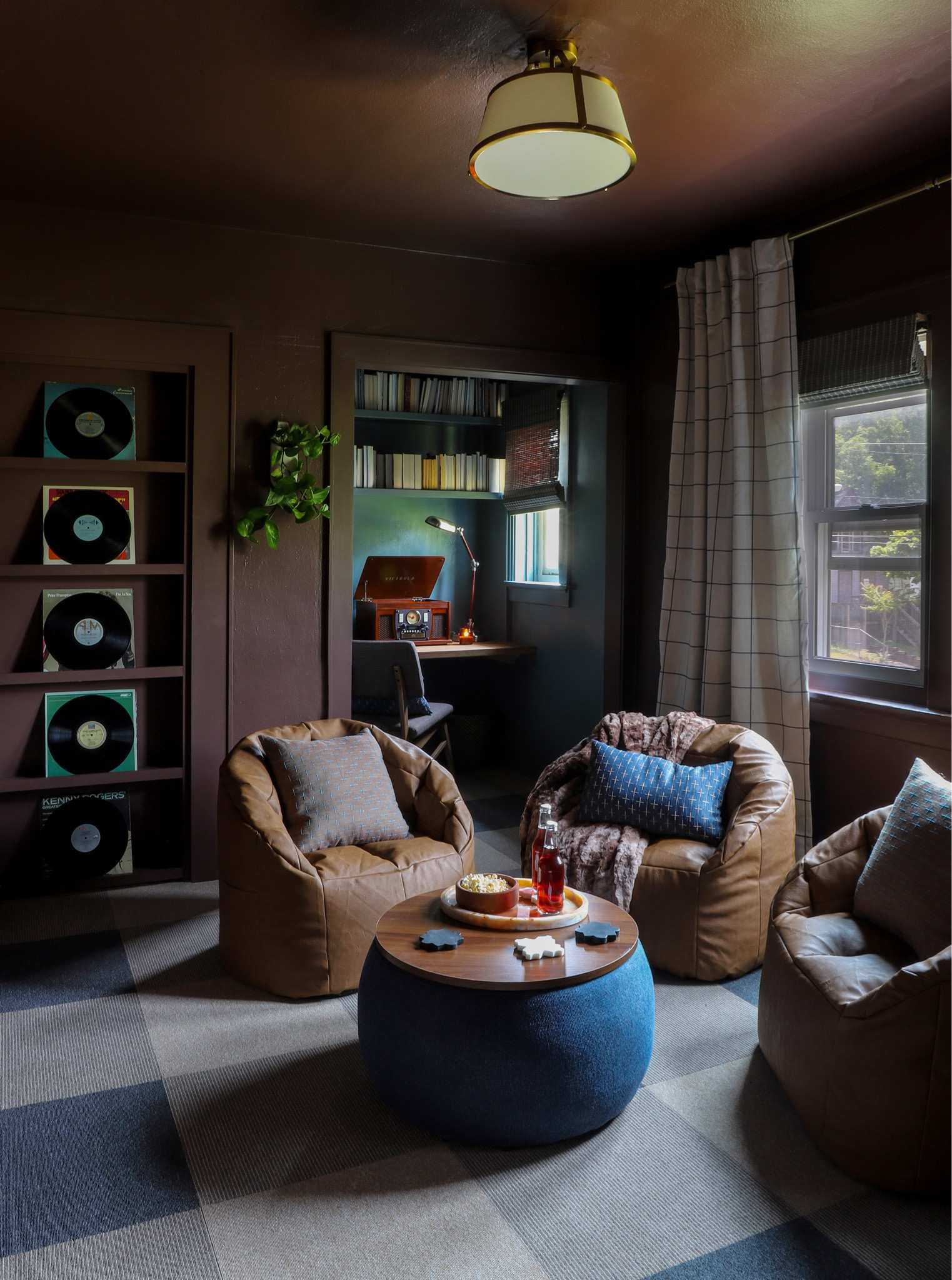 This was my first time designing for a teenage client. It was such a fun challenge. Elijah is a 13 year old with an old soul, loves records, and has a sophisticated color palette. Making over the space for him was pure joy. 

#teenagedreamroom #gameroommakeover #roommakeover

#LTKhome #LTKstyletip #LTKfamily