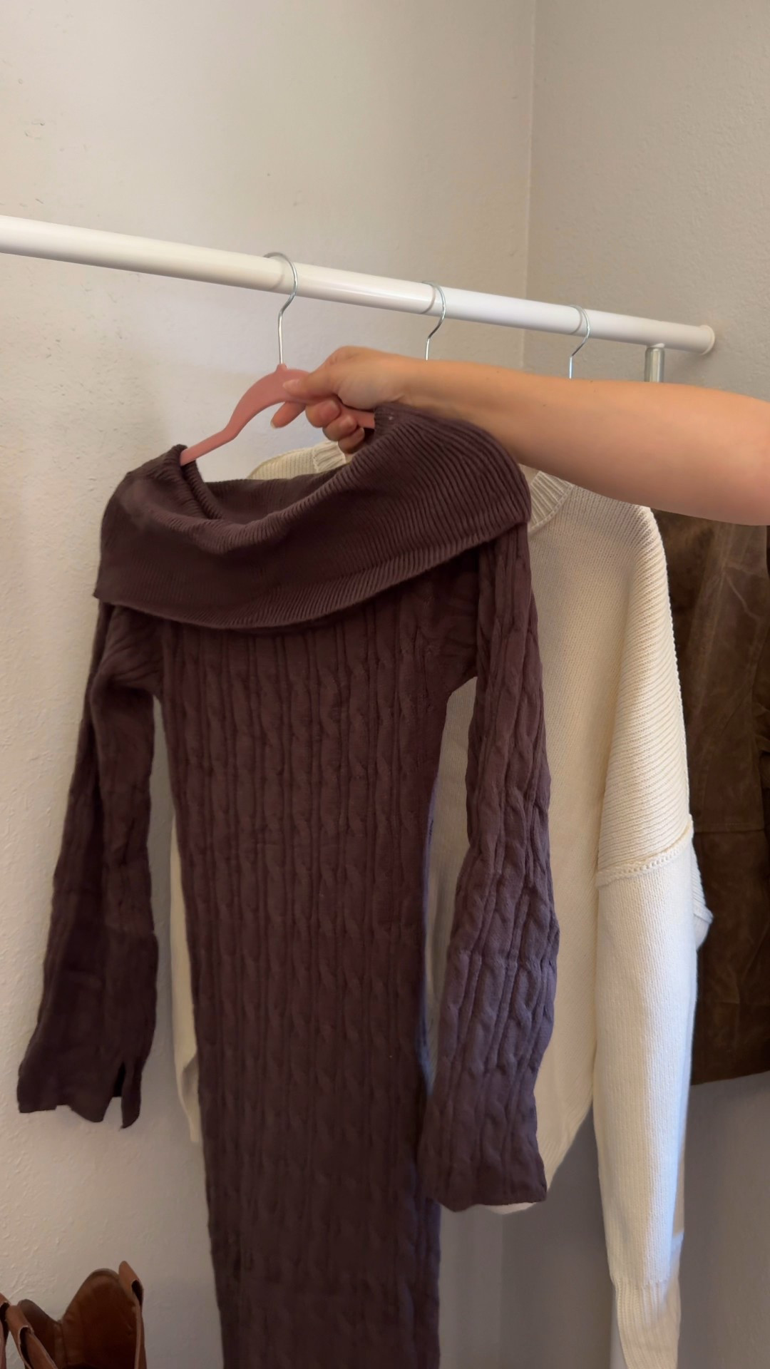 Espresso dress moment 🤎
Such a comfy knit for dinner or drinks and it’s so flattering.
Pieces are up to 40 percent off this week.

#LTKCyberWeek #LTKFindsUnder50 #LTKootd