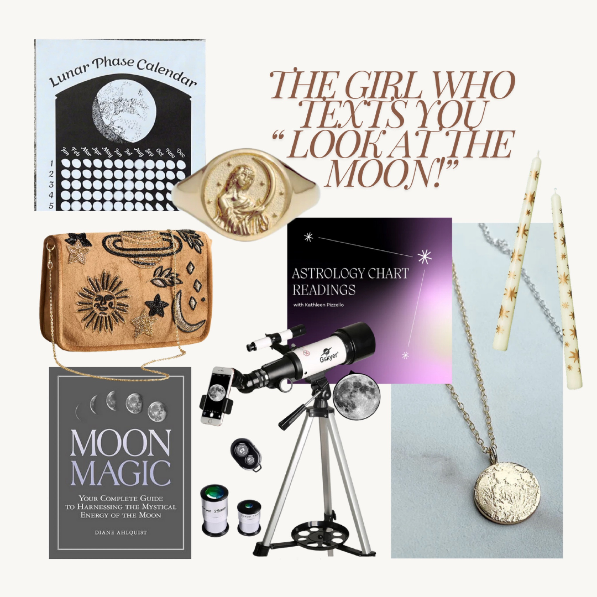 Gifts for the witch who texts you “omg have you seen the moon tonight?” 

#LTKGiftGuide #LTKHome #LTKHoliday