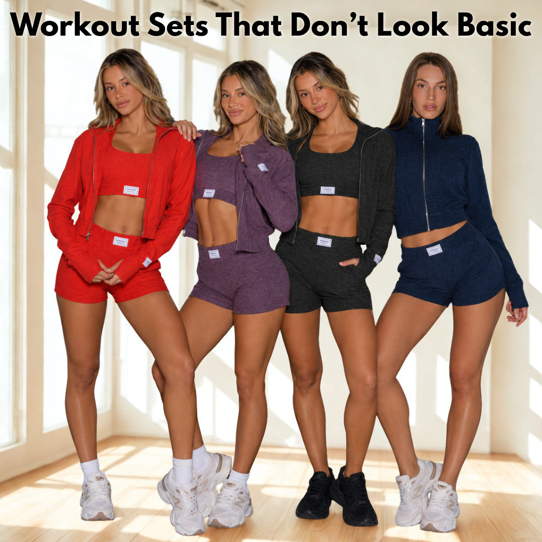 Bombshell Sportswear | Cloud Comfort Shorts, Cloud Lounge Sport Bras & Cloud Full Length Jacket | Matching Sets

Workout Sets That Don’t Look Basic

For the days you want your gym outfit to actually feel like a full look — not just another random sports bra and shorts combo. 

These Bombshell Sportswear Cloud Comfort Shorts, Cloud Lounge Bra, and Cloud Full Length Jacket sets have that cute, sculpting, styled activewear look that instantly feels more put together.

The matching jacket is what makes these feel so good for real life: wear it open after a workout, zipped for errands, layered for travel, or thrown on for that sporty off-duty look.

Why these are worth clicking:
• Matching activewear sets that look styled, not basic
• Sculpting shorts with a flattering, body-hugging fit
• Lounge bras that work as both workout tops and athleisure tops
• Full length jackets that make the outfit feel complete
• Easy gym-to-errands outfits you can wear beyond the workout

Perfect for pilates outfits, hot girl walks, gym outfits, coffee runs, travel days, casual weekend outfits, lounge days, athleisure sets, matching workout sets, sculpting shorts sets, sporty streetwear, and cute activewear that still feels comfortable.

These are the kind of workout sets that make you want to get dressed, even on the days you were about to wear the same old basics again.

↓ Everything is linked!

#LTKActive #LTKSaleAlert #LTKTravel