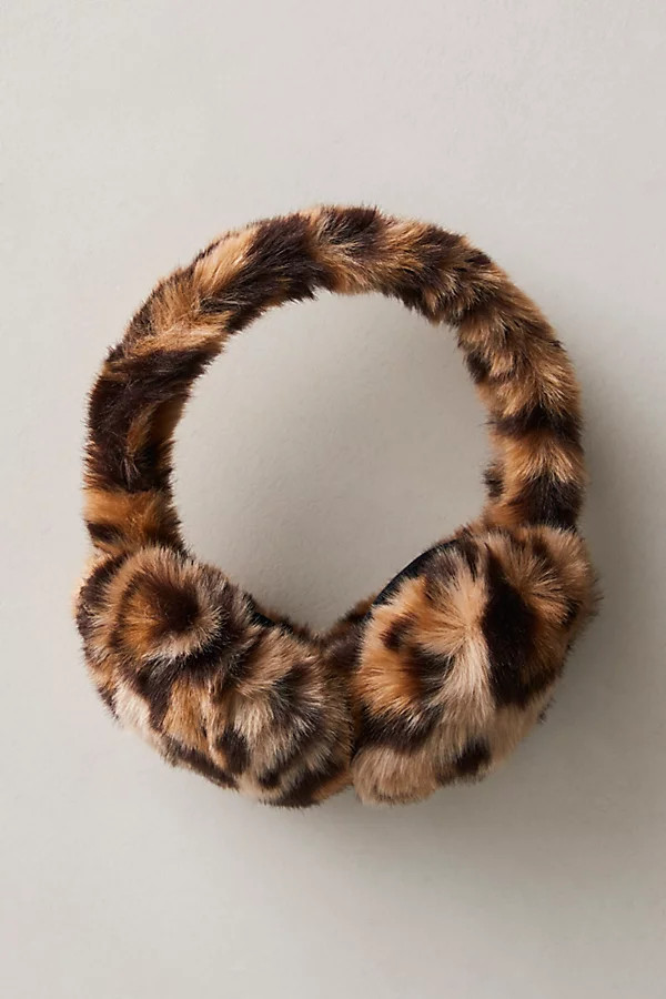 Smitten Faux Fur Leopard Earmuffs | Free People (Global - UK&FR Excluded)