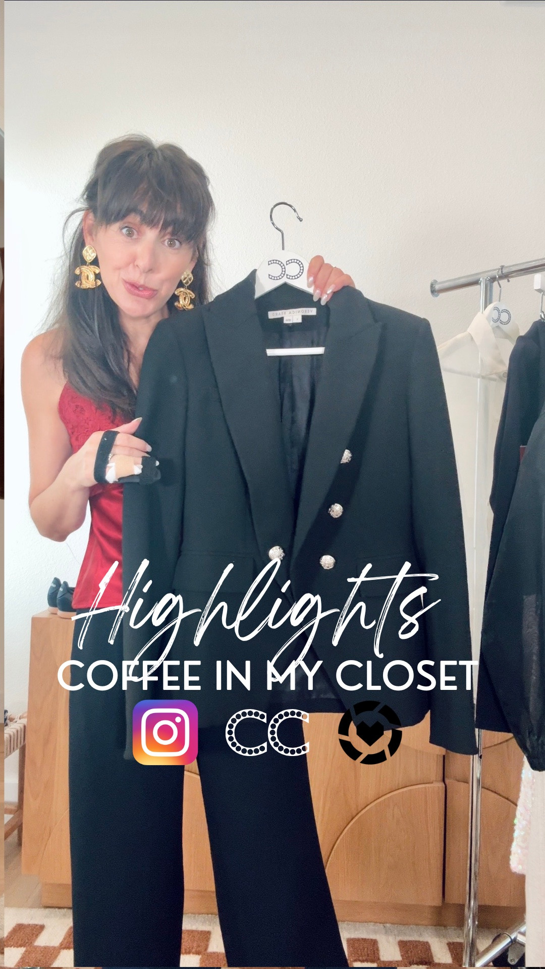 You can make hundreds of dressy and casual outfits with the two capsule wardrobes. I put together and shared during coffee in my closet LIVE on Instagram.  

The seven are my favorite!