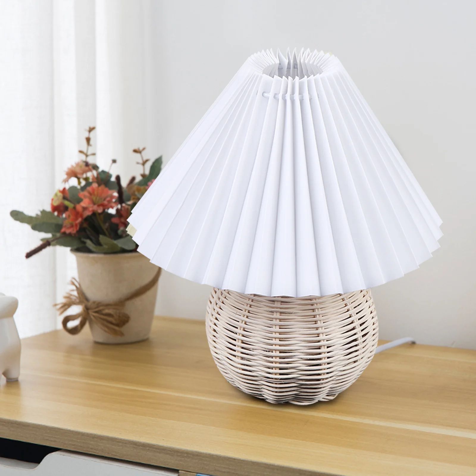 Samatha 11.02'' Beige Table Lamp Outlet | Wayfair North America