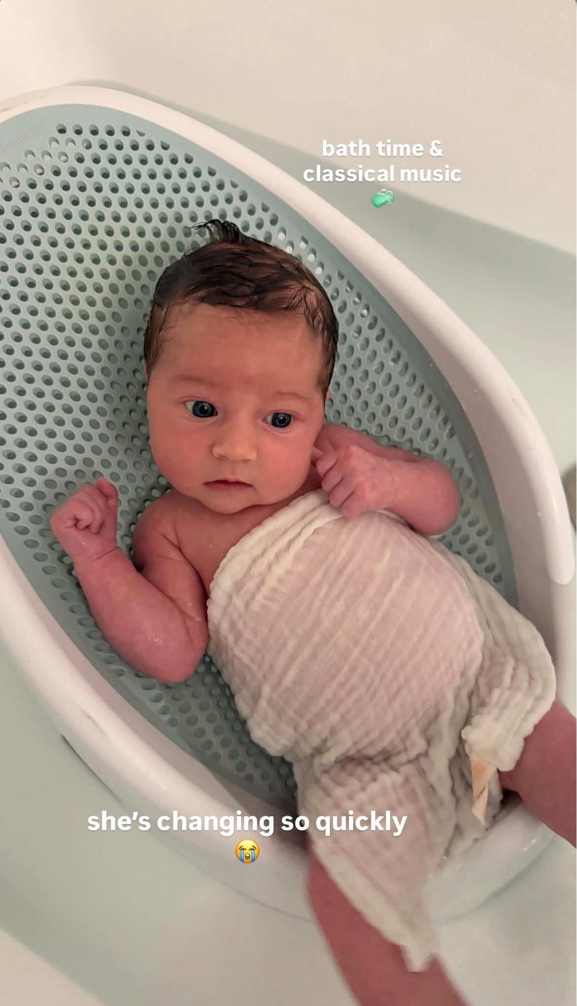 bath time & classical music 🛁🫧 she is changing so quickly!! 

#LTKKids #LTKmomlife #LTKBaby