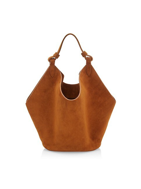 Mini Lotus Suede Bucket Bag | Saks Fifth Avenue