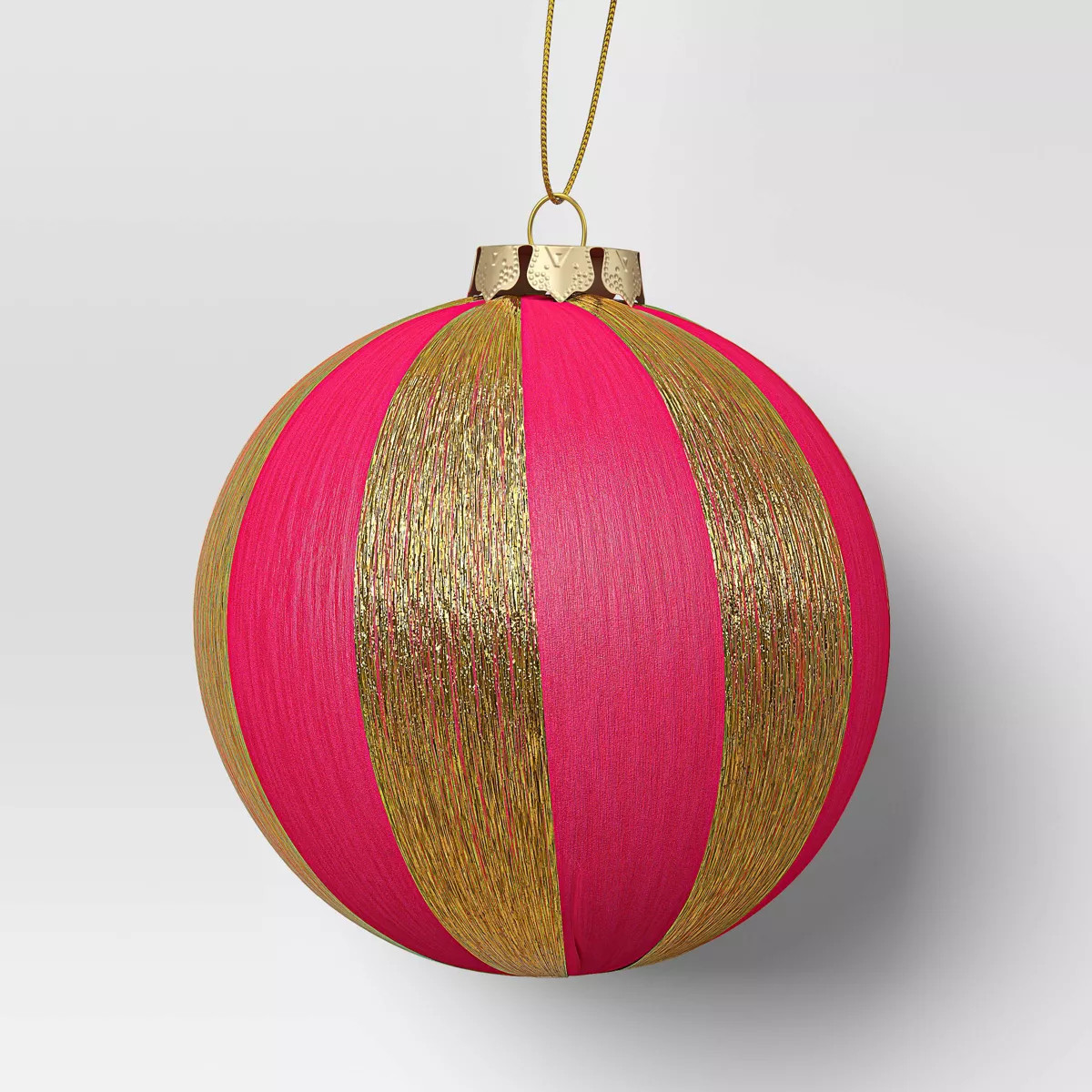 3.5" Christmas Hot Pink Thread Wrapping Ornament - Wondershop™ | Target