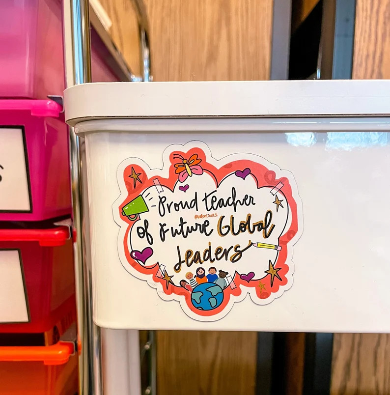 I Teach Global Leaders Magnet-Teacher Magnet, Classroom Decor, Teacher Gifts, Teacher Appreciatio... | Etsy (US)
