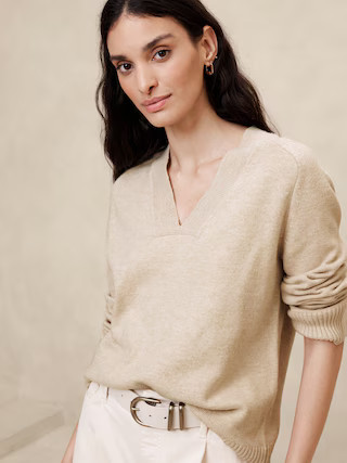 Perfectly Soft V-Neck Sweater | Banana Republic Factory