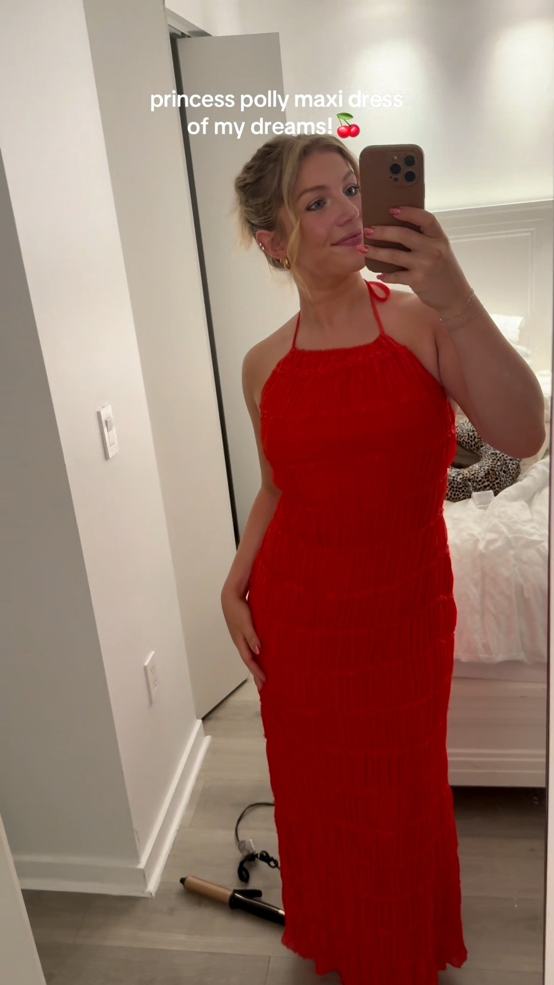 this princess polly maxi dress is perfect for vacation or a summer date night! the material is comfortable and super flattering. i love the open back and that the straps are adjustable. i ordered a size 4 and paired it with black heels from amazon in a size 8!

#LTKootd #LTKU #LTKgrwm