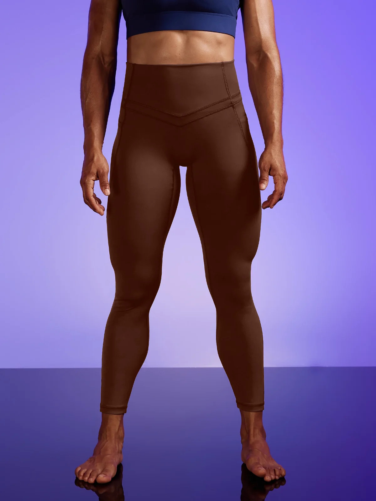 IUGA PowerTight Sandwich No Front Seam Leggings | IUGA