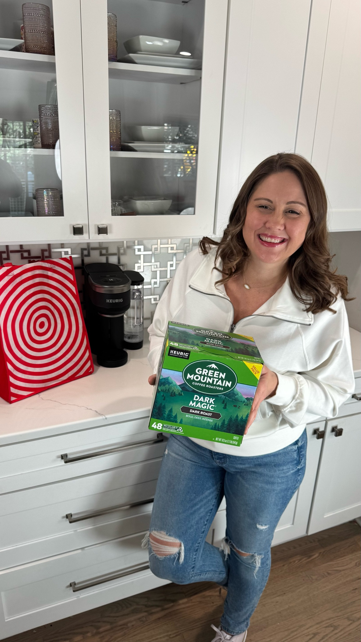 #AD ☕️✨ One brewer. Three moods. Meet the new Keurig® K-Crema Brewer! @Keurig @Target

This machine is a total game-changer for coffee lovers—you can brew a classic cup for your morning routine, enjoy a bold espresso-style shot when you need an afternoon boost, or treat yourself to a silky crema-topped indulgence like this Salted Caramel Affogato!

Here’s why it’s different: the K-Crema uses 5x more pressure than standard Keurig brewers, creating smooth, rich flavor topped with a beautiful layer of silky crema. It’s the first time you can get espresso-style shots and crema-topped coffee while still having access to the hundreds of K-Cup® pods you already love.

Whether you’re hosting and want to elevate your coffee bar setup, or you just want the option to switch between a cozy drip coffee and a café-worthy treat, this brewer delivers. It’s coffee your way—every time.

🛒 Linking the brewer and all my favorite K-Cup® pods so you can create your own coffeehouse moments at home!

#TargetPartner #Target #CoffeeLover #Affogato #TargetStyle #LTKhome #LTKcoffee #LTKfinds #LTKkitchen


#LTKHome