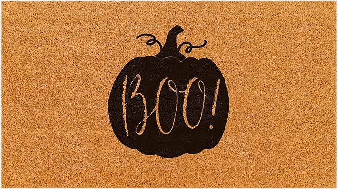 THEODORE MAGNUS Natural Coir Doormat with Non-Slip Backing - 17 x 30 - Outdoor/Indoor - Halloween... | Amazon (US)