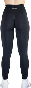 AUROLA Workout Leggings for Women Seamless Scrunch Tights Tummy Control Gym Fitness Girl Sport Ac... | Amazon (US)