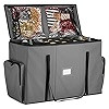 Zober Super Rigid 2-in-1 Christmas Ornament Storage Box & Xmas Figurine Container - Easy Access R... | Amazon (US)
