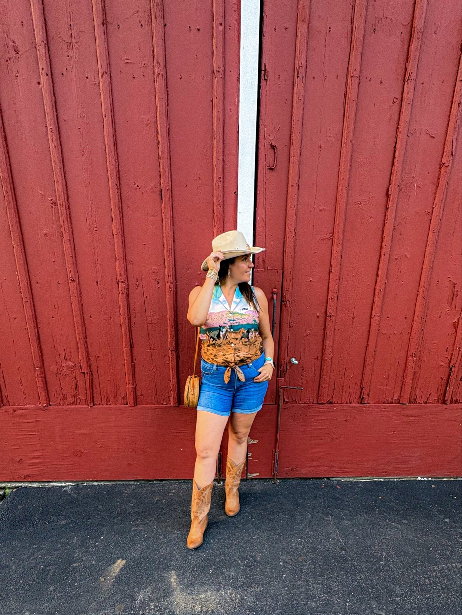 Rodeo fit! This was surprisingly comfortable and felt cute!

#LTKMidsize #LTKOver40 #LTKootd