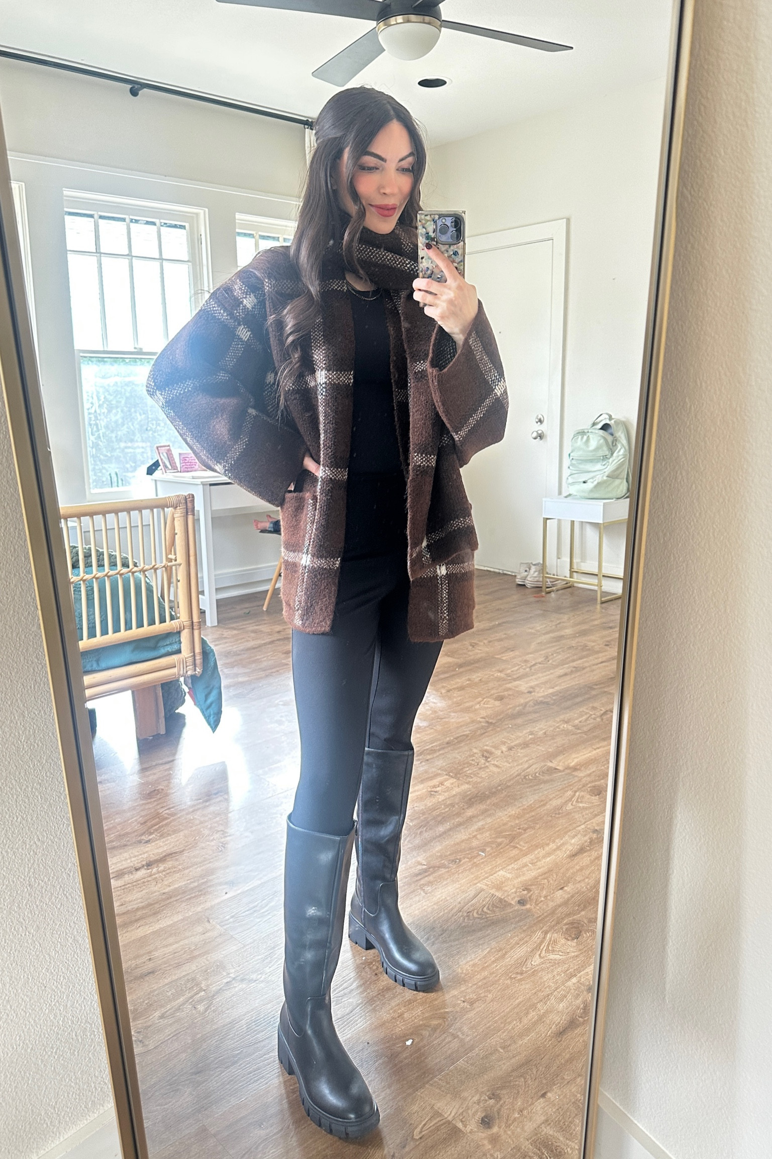 Brown tones + black basics = my winter formula. Linked everything for you.

Jacket is Zara 6427/127/700

Jacket: small 
Leggings: medium to grow with my bump 

#LTKCyberWeek #LTKootd #LTKBump