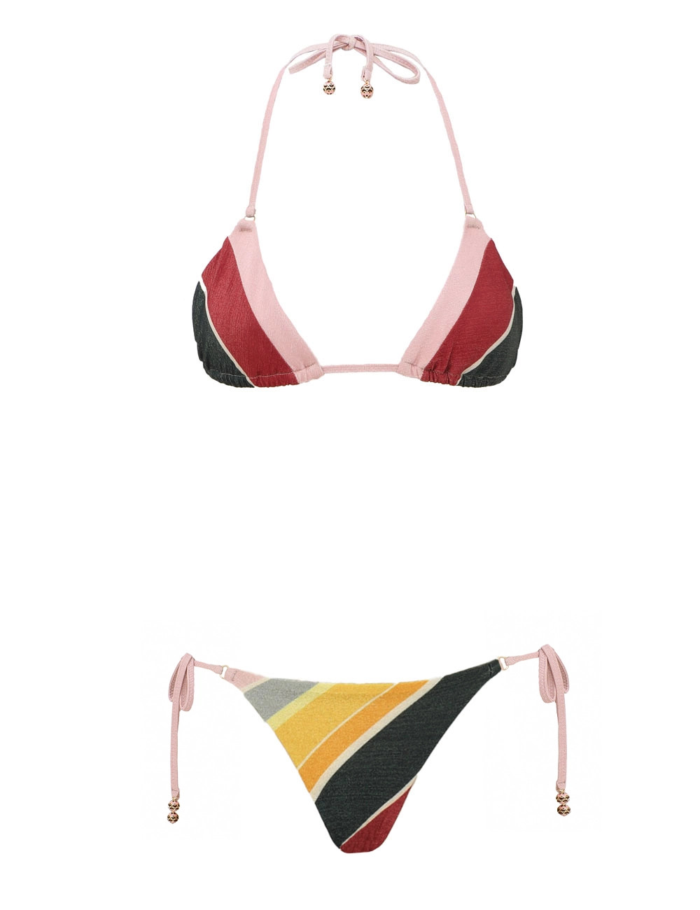 Sundance Metallic Mini Tri - Summer Stripe | ZIMMERMANN (US, CA, EU, MENA)