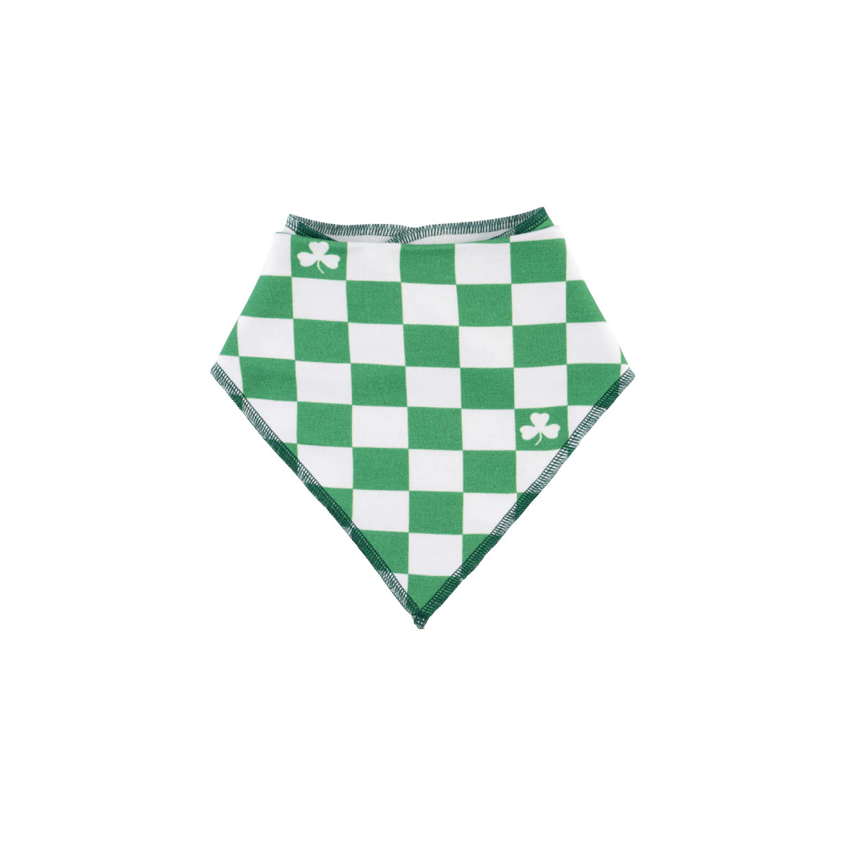 Dream Bandana Bib - Shamrock Check | Dreamland Baby