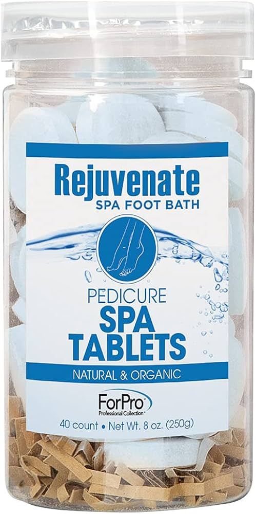 Rejuvenate Spa Foot Bath Pedicure Spa Tablets, Organic Foot Soak Tablets for Softening Skin & Rep... | Amazon (US)