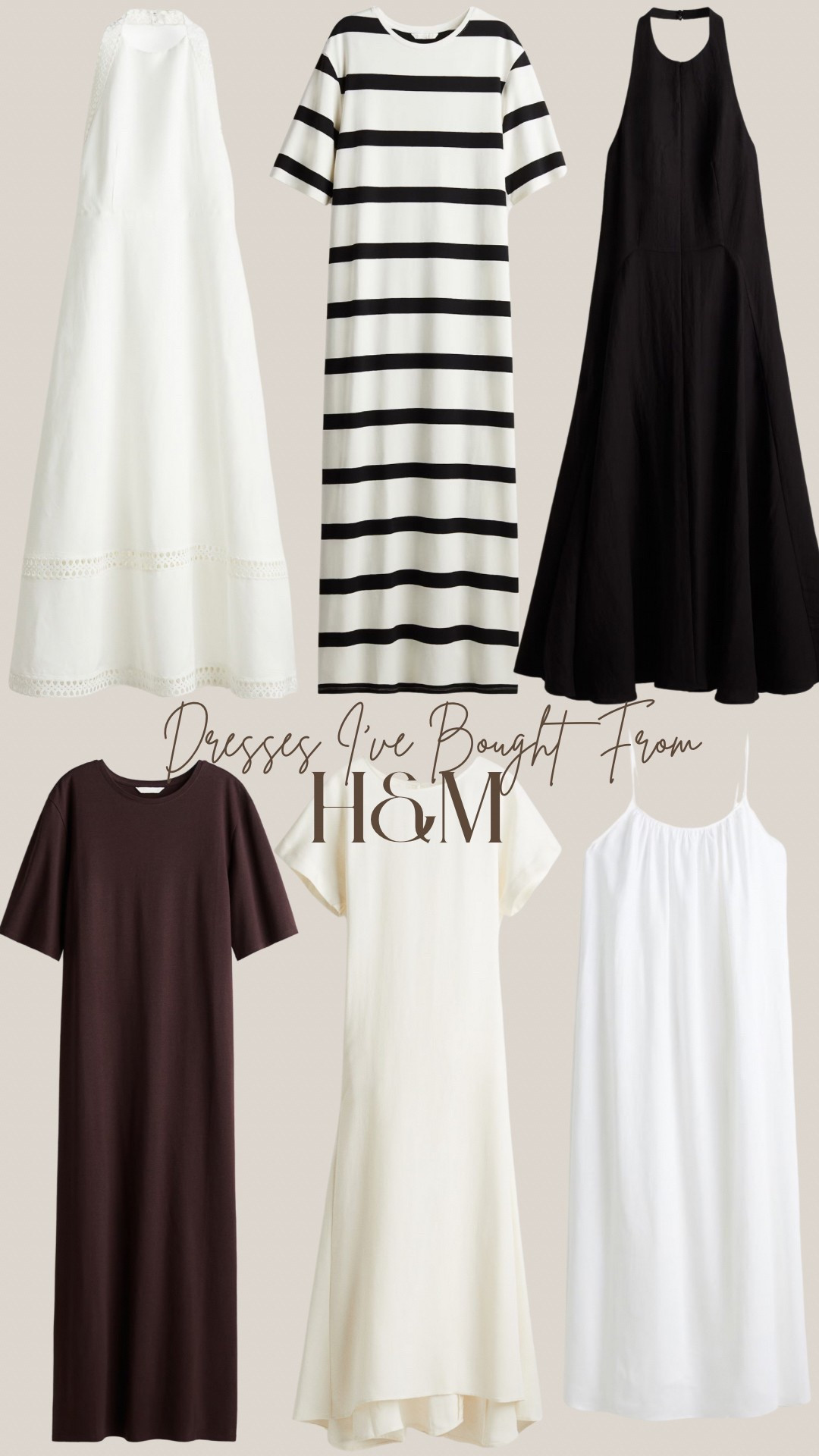 The dresses I’ve bought from H&M recently.

All of these dresses are classic, not trend orientated so they can be whipped out year after year without feeling ‘out of style’. 
They’re also quite basic & minimal which opens up multiple opportunities to style them up or down by using different accessories.
But remember, sometimes less is more 🙌🏼

I really focus on fabrics. I try and stay away from artificial fabrics like polyester, nylon etc and I prioritise linen, cotton and viscose dominant pieces. 

#LTKdresses #LTKuk #LTKsummer