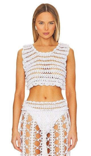 x REVOLVE Baffin Crop Top in White | Revolve Clothing (Global)