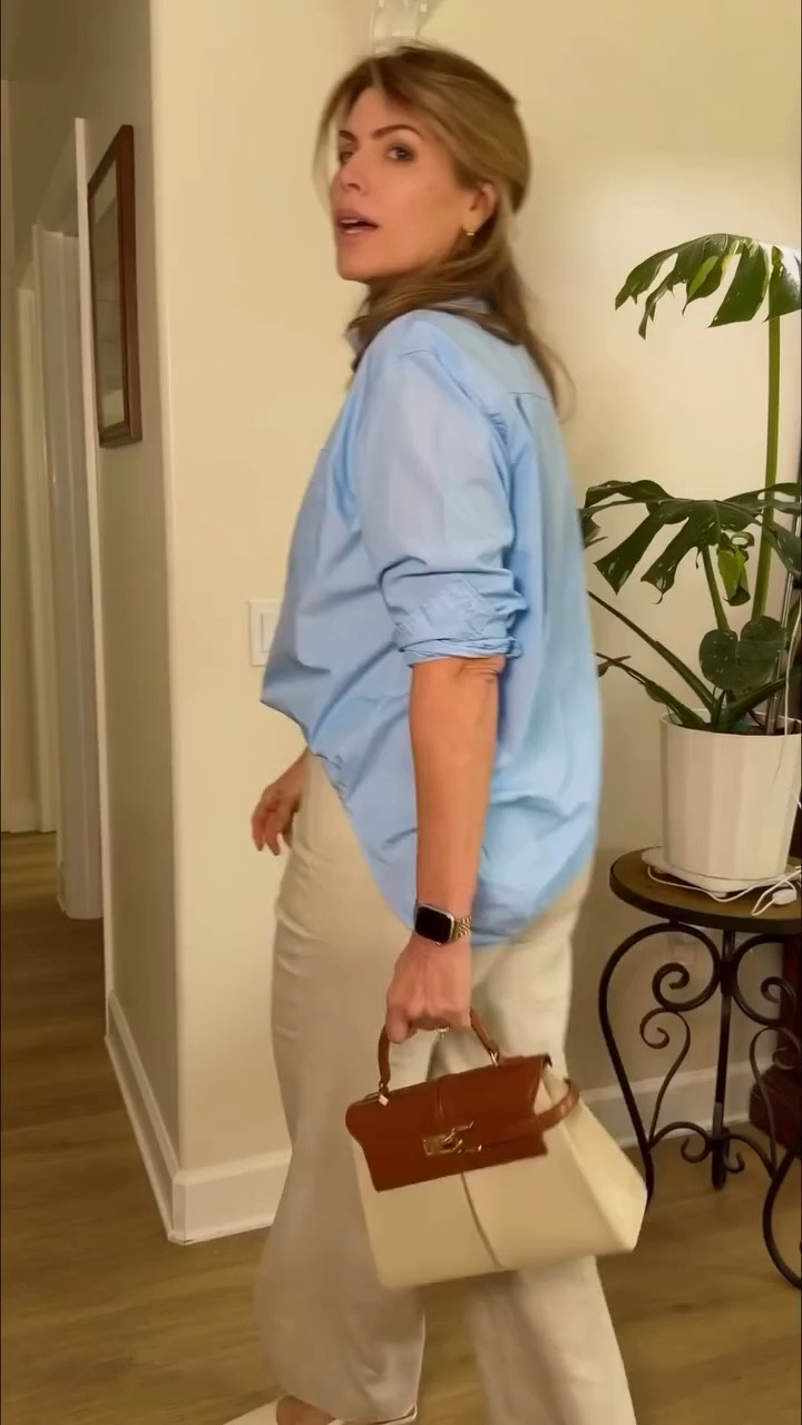 This outfit formula NEVER fails “
If you want to look instantly put together (with zero effort)... save this:
• Blue button-down = polished in seconds
• Linen wide-leg pants from J.Crew (lightweight, expensive-looking, flattering on everyone)
• Neutral heels = longer legs instantly
• Structured two-tone bag = quiet luxury finish
This is my “I don’t know what to wear” outfit that ALWAYS works-brunch, work, dinner... all of it.
Trust me... this combo is elite
Shop everything on my LTK .
#LTKStyle #]crewStyle #OutfitFormula #EffortlessStyle #QuietLuxury CapsuleWardrobe MinimalStyle
ChicOver40 EverydayLuxury