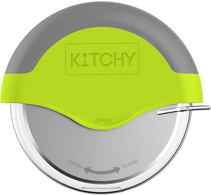 Kitchy Pizza Cutter Wheel, Heavy Duty Ergonomic Pizza Slicer with Easy Grip Non-Slip Handle and B... | Amazon (US)
