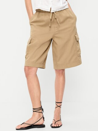 Mid-Rise Bermuda Cargo Shorts | Old Navy (US)