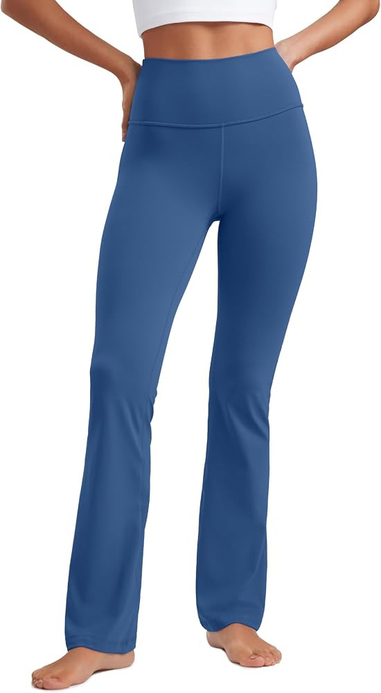 CRZ YOGA Butterluxe Flare Leggings 29"/30.5"/32"/33.5" - High Waist Bootcut Wide Leg Lounge Women... | Amazon (US)