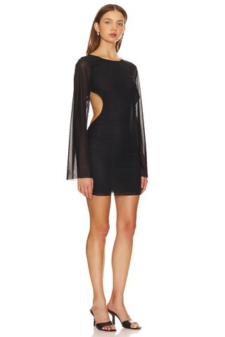 Open Back Mini Dress in La Tortuga | Revolve Clothing (Global)