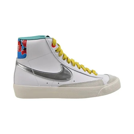 Nike Blazer Mid 77 (GS) Big Kids Shoes White-Washed Teal-Metallic Silver dq7773-100 | Walmart (US)