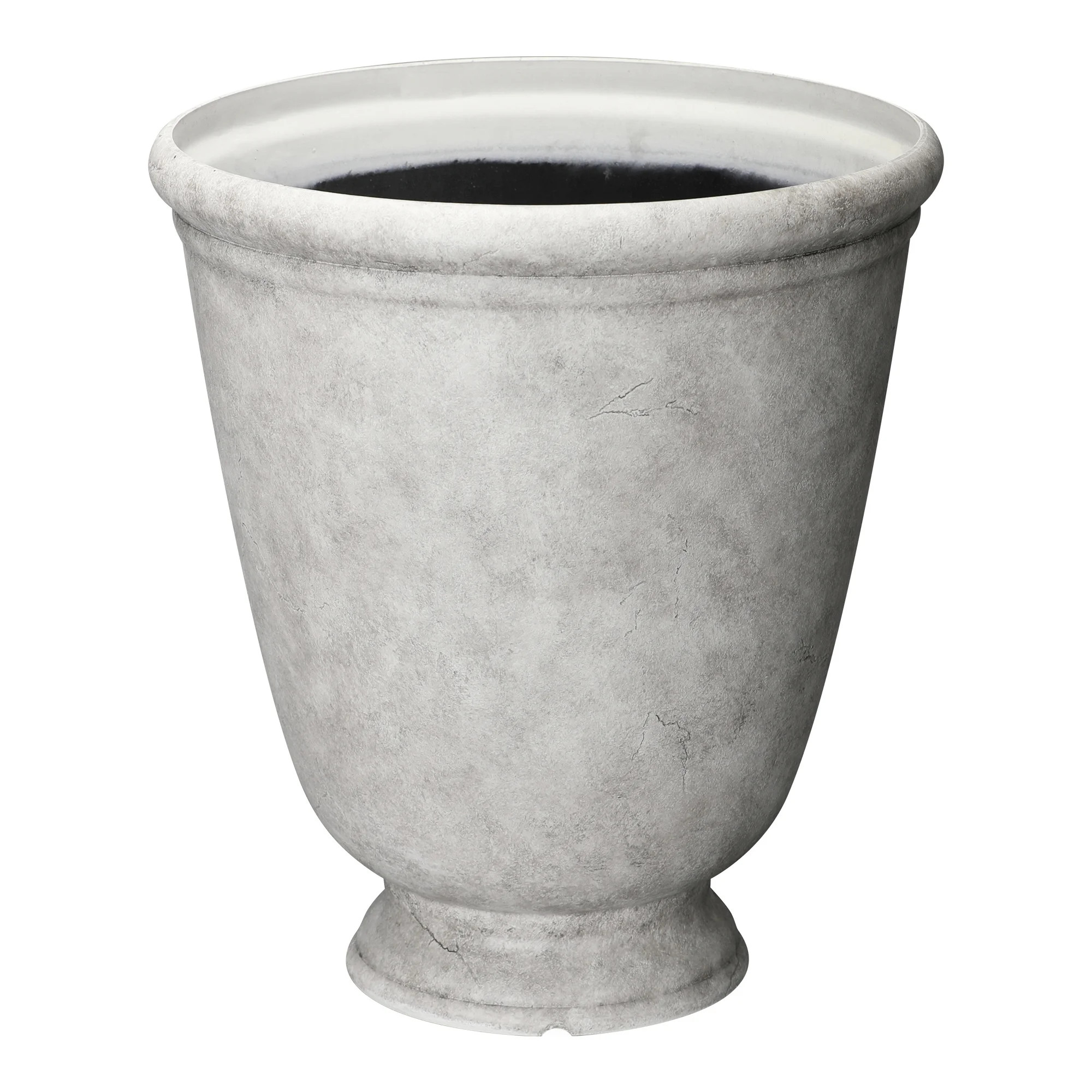 Better Homes & Gardens Ember Gray Recycled Resin Planter, 16in x 16in x 18.1in | Walmart (US)