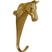 Vintage Solid Brass Large Horsehead Hook | Etsy (US)