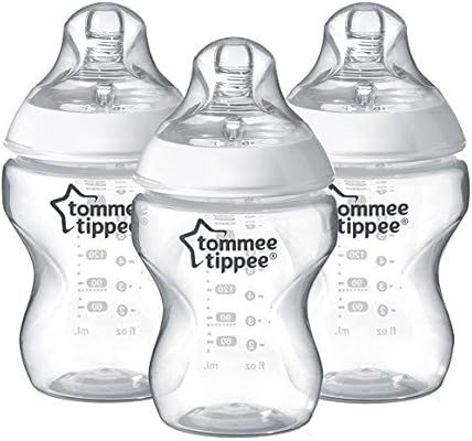Tommee Tippee Closer to Nature Baby Bottle, Anti-Colic, Breast-like Nipple, BPA-Free - Slow Flow,... | Amazon (US)