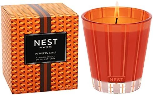 NEST Fragrances Pumpkin Chai Scented Classic Candle, 8 Ounce | Amazon (US)