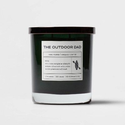 13oz The Outdoor Dad Beveled Edge Cylinder with Metal Lid Green - Threshold™ | Target