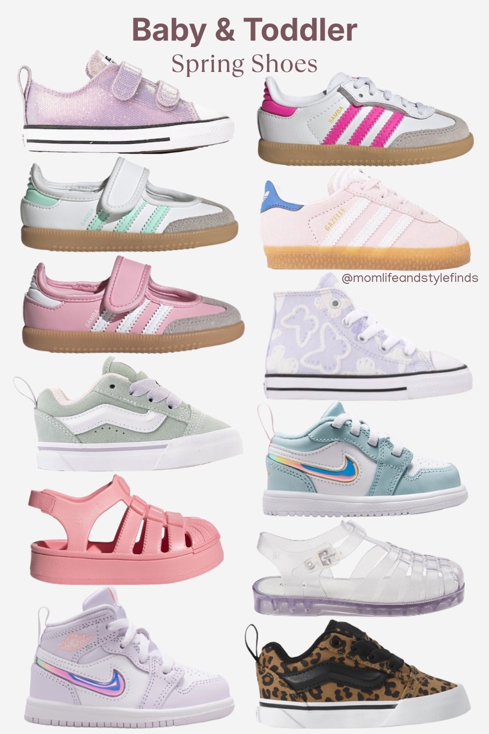 Baby & toddler girl spring shoes

Baby shoes, toddler sneakers, baby Nikes, toddler jelly shoes, toddler adidas samba, baby Jordan’s, toddler sandals, spring shoe capsule, toddler Jordan’s, spring style, spring 2026

#LTKBaby #LTKKids #LTKSeasonal