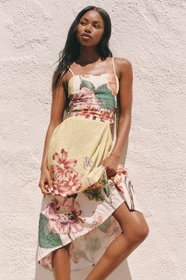 Celandine Beaded Midi Dress | Anthropologie (US)