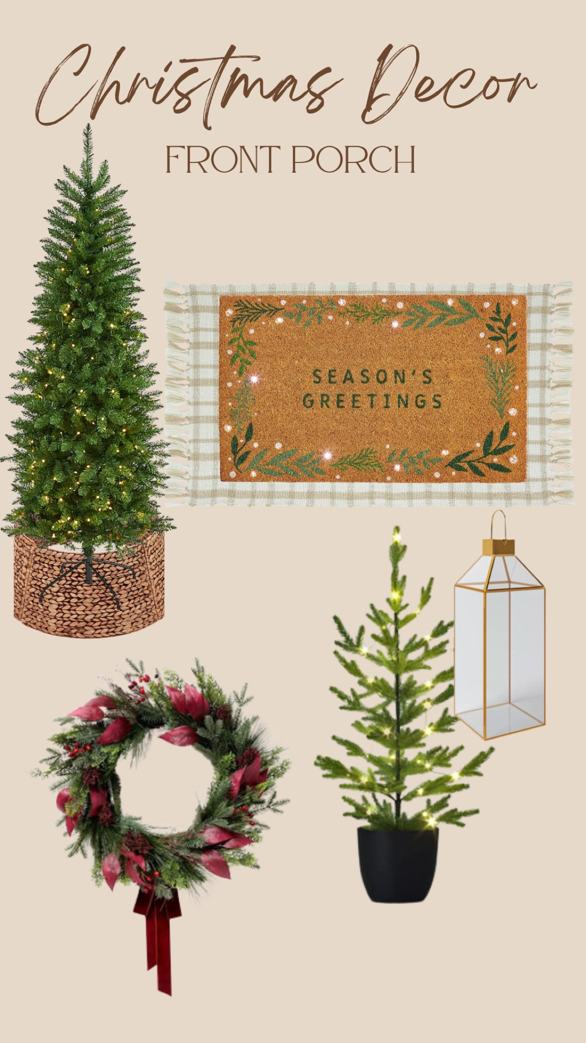 Front porch holiday decor || Christmas front porch || Christmas porch decor || outdoor Christmas decor 

#LTKSeasonal #LTKHoliday #LTKHome