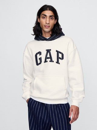 Vintage Soft Striped Logo Hoodie | Gap (US)