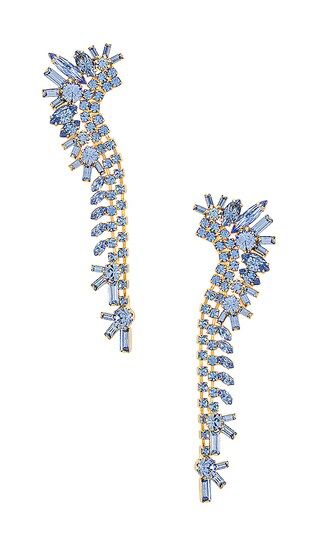 Maisie Earrings in Light Sapphire | Revolve Clothing (Global)