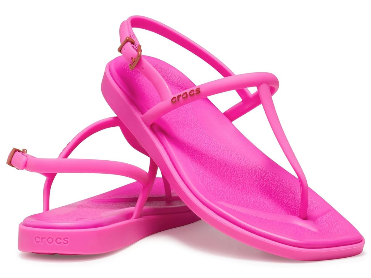 Crocs Women's Miami Thong Sandal Flat | Amazon (US)