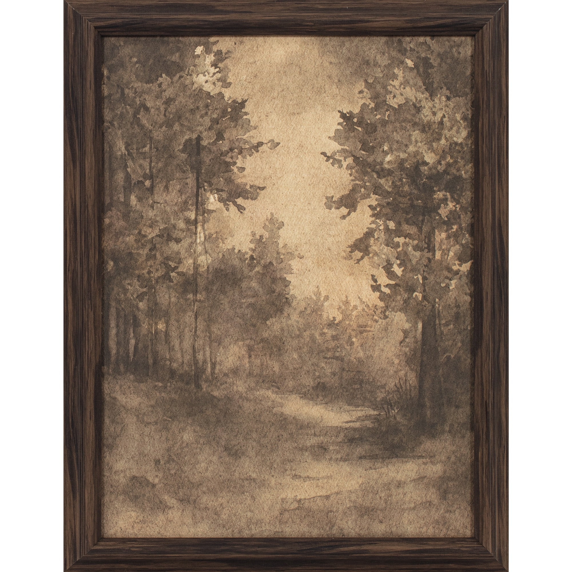 My Texas House Wooded Landscape Framed Art 14x18 | Walmart (US)