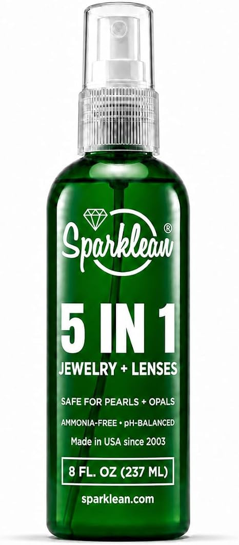 SPARKLEAN Jewelry Cleaner Spray 8oz · Everyday Home + Ultrasonic-Compatible · Safe on Gold, Sil... | Amazon (US)