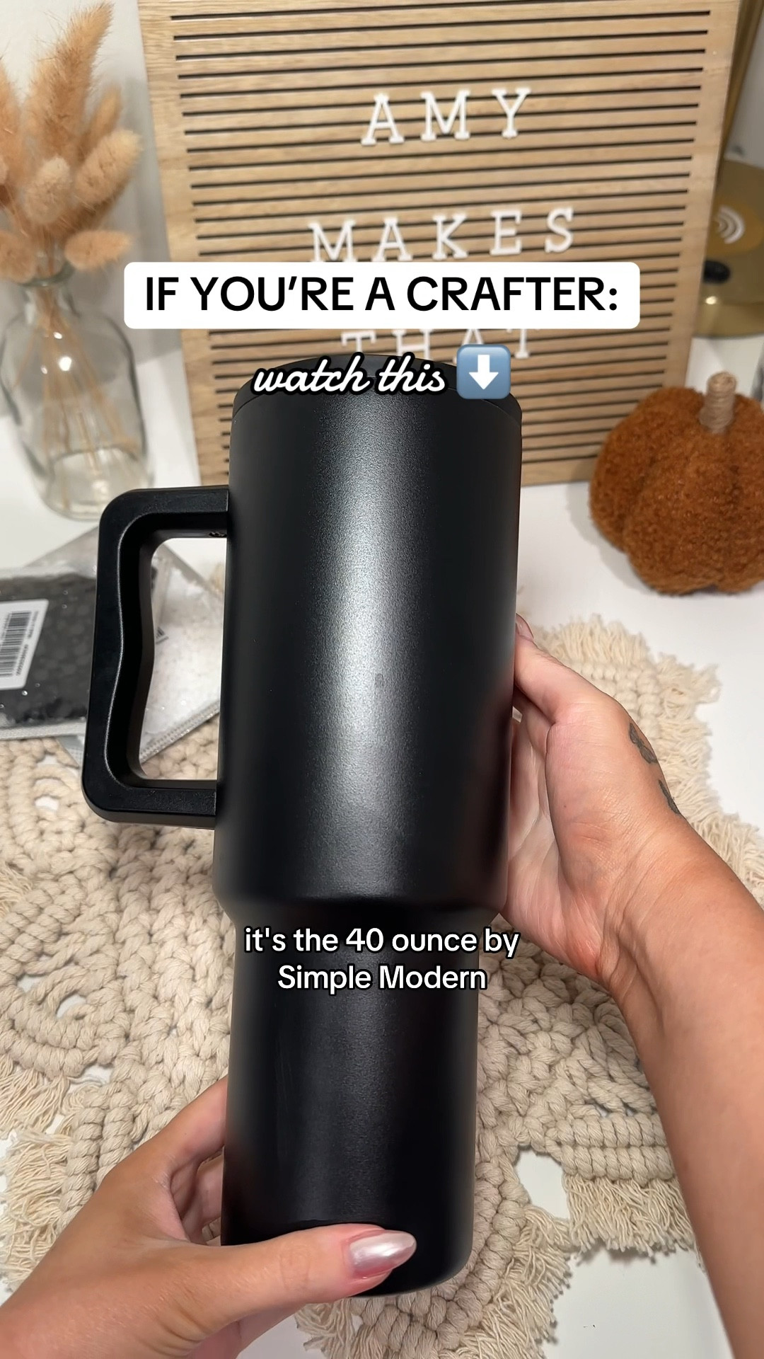 My FAVORITE tumbler blank for Cricut crafting projects!! 🖤

#LTKGiftGuide #LTKVideo #LTKFindsUnder50