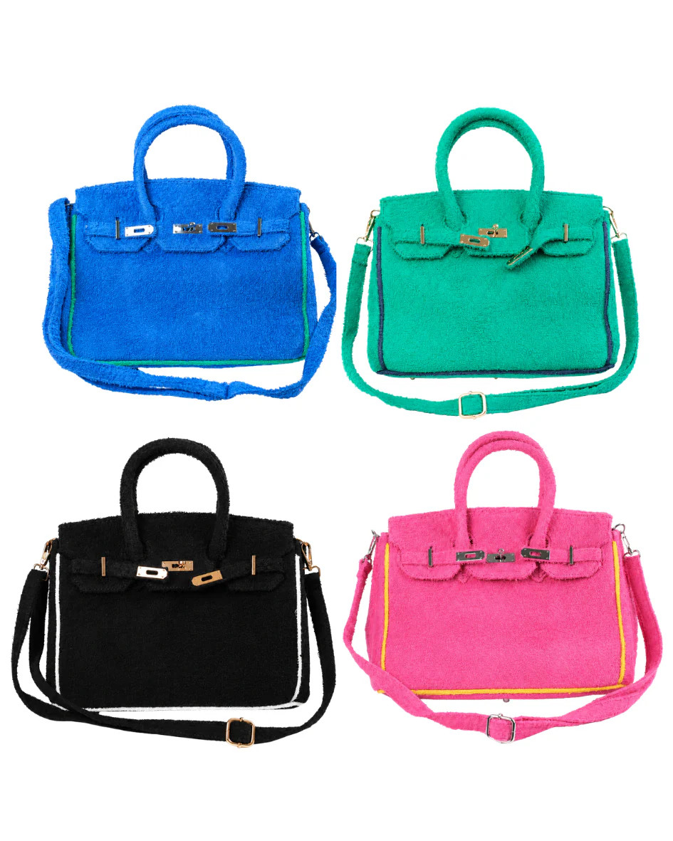 Summer Sundara Terry Cloth Bag | KC Chic Designs