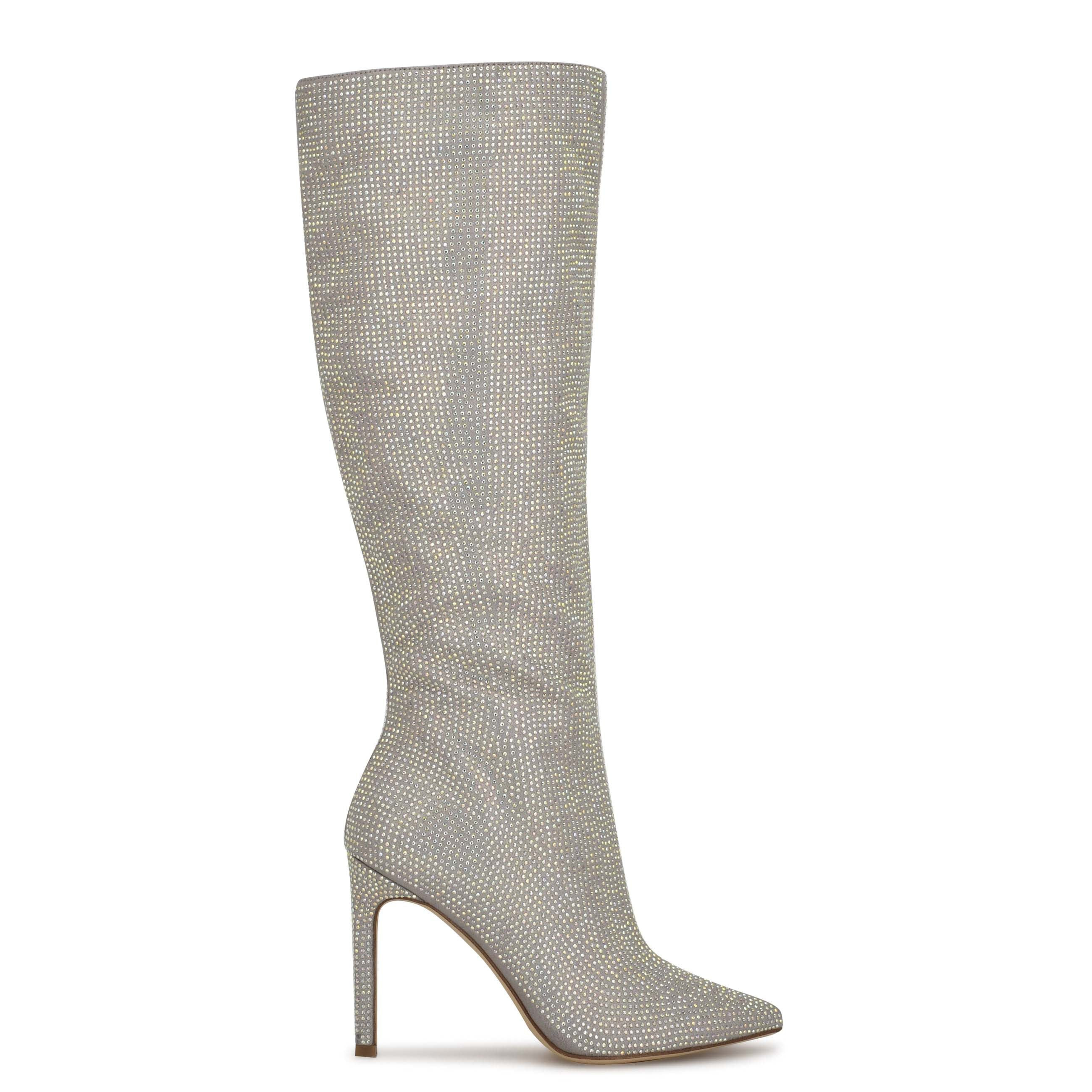 Tysh Rhinestone Dress Boots | Nine West (US)